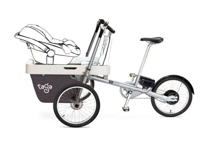 LONDON CRAFTWORK Grandes roues de 82 mm de large pour vélo pliable Brompton en multicolore