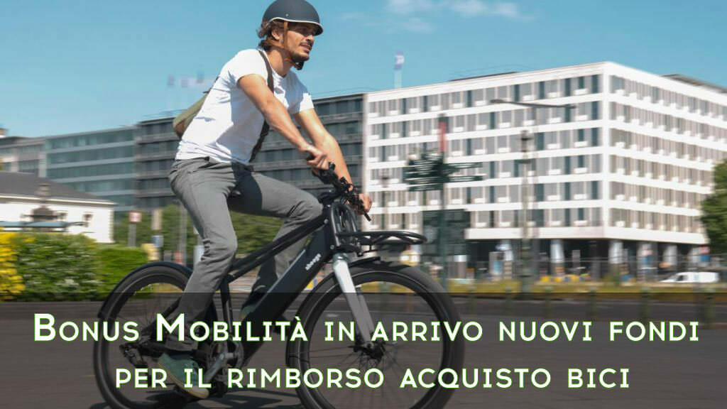 Bonus Mobilità In arrivo nuovi fondi per il rimborso acquisto bici