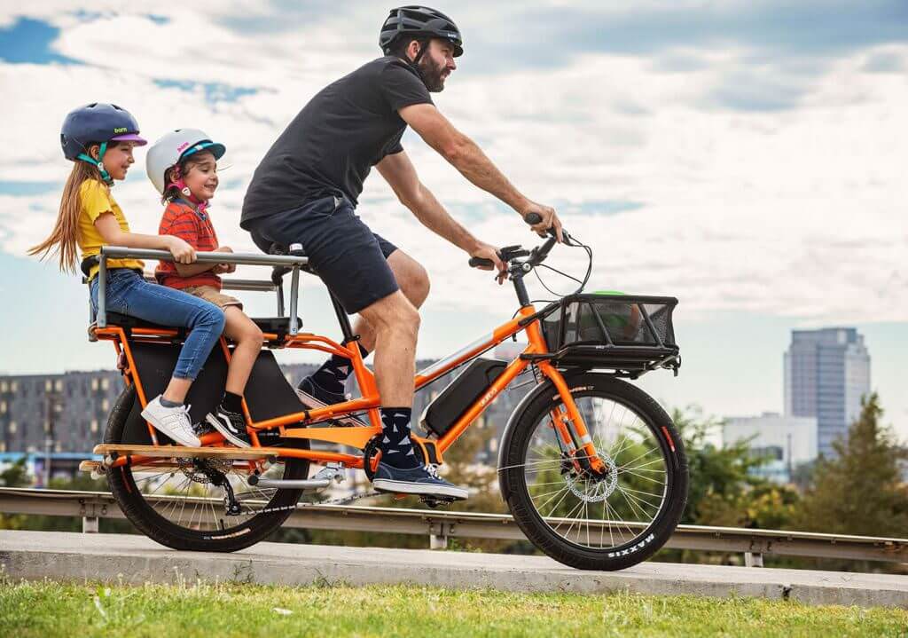 Cargo e-bike Yuba Kombi E5 Cargo e-bike Yuba Kombi E5 Orange 2 Kids