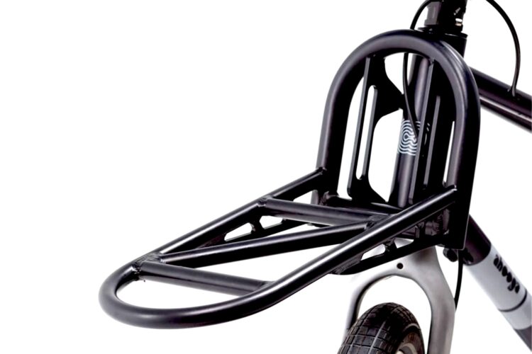 Lega Leggera 570g Portapacchi Anteriore ADEPT Truss Porter Per Bici – Nero, Lega Rinforzata, Portata 10 Kg Portabagagli Bici Fronte