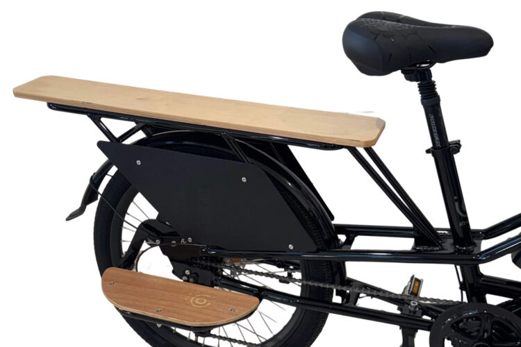 Panchetta in legno per cargo bike